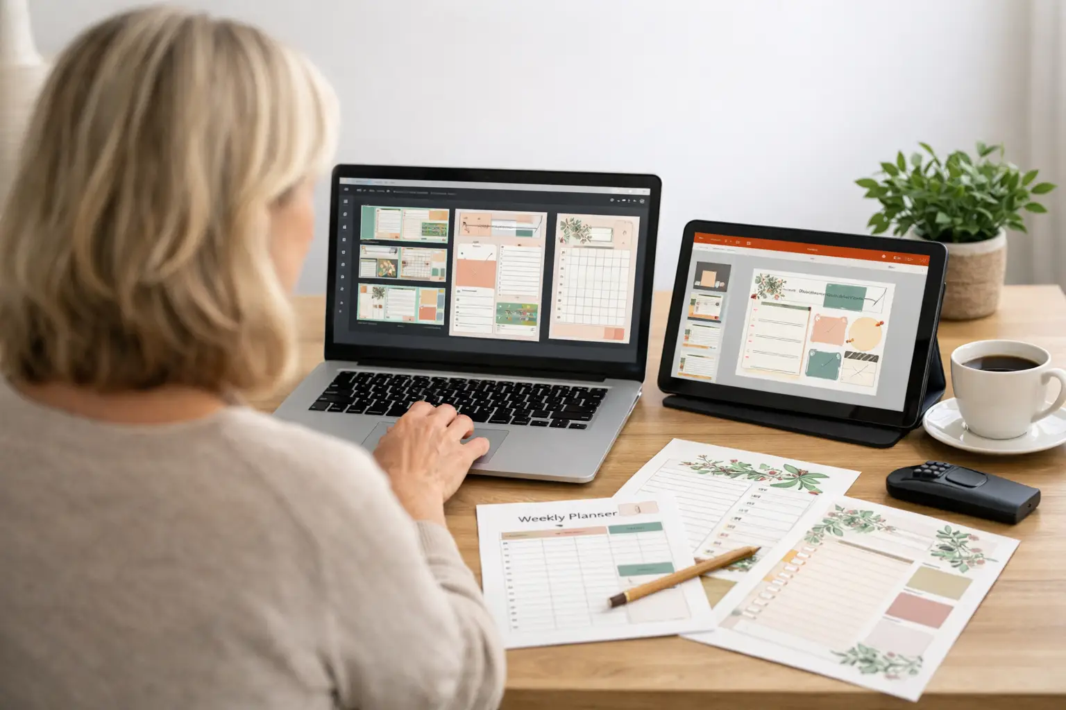 Canva or PowerPoint Printables for Beginners