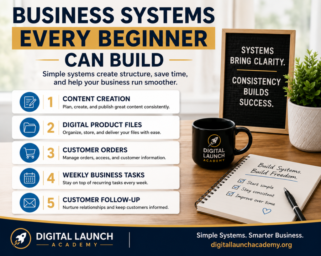 Shown here are 5 examples of business systems every beginner can build.