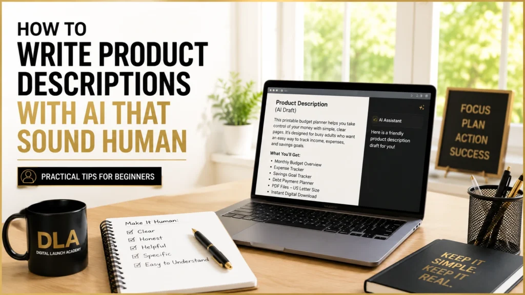 How to write product descriptions with AI that Sound Human
