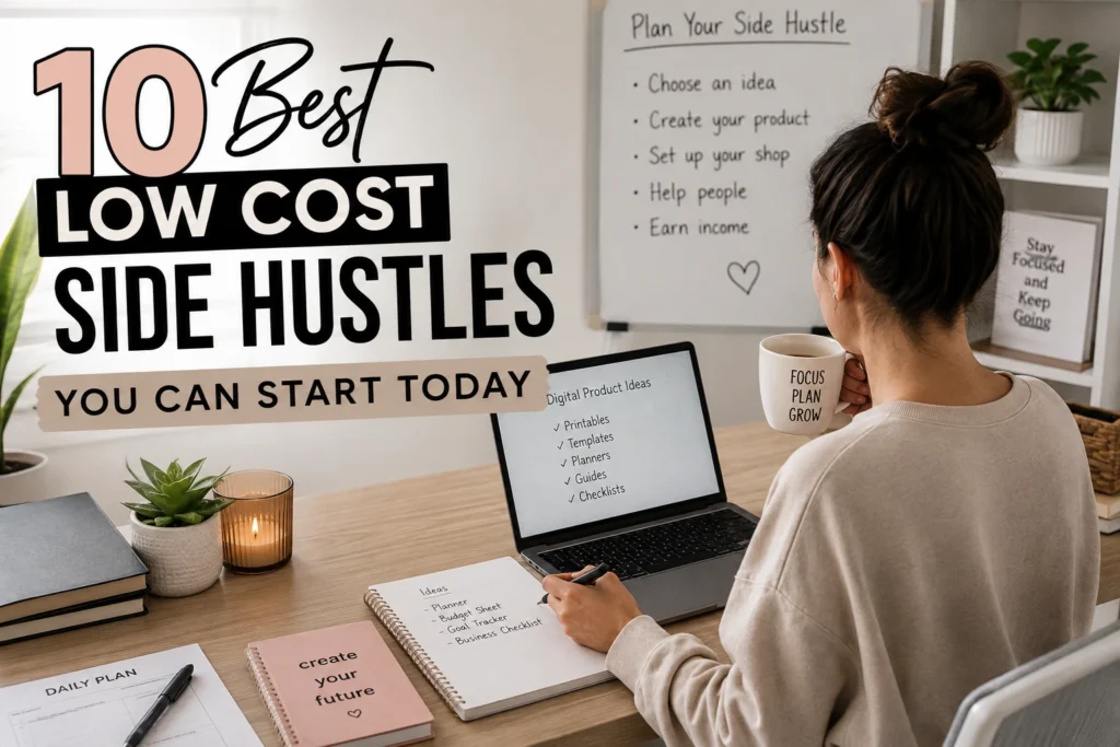 10 best low cost side hustles for beginners