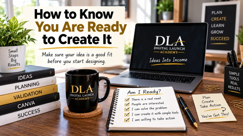 How to know you are ready to create it