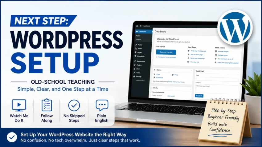 Next Step WordPress Setup
