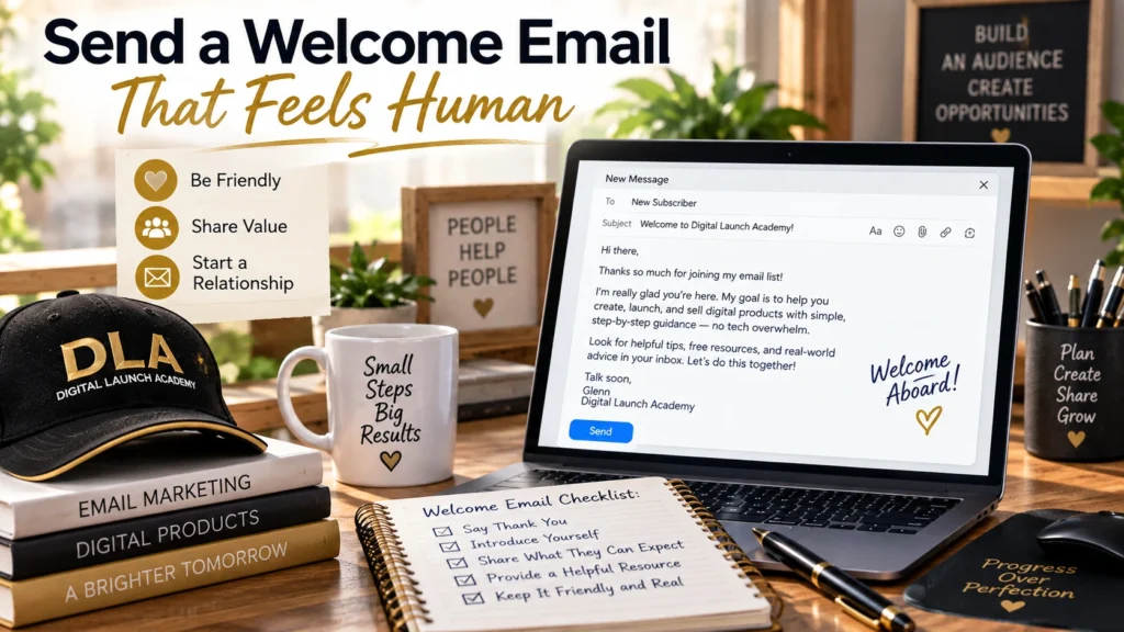 Send a welcome email