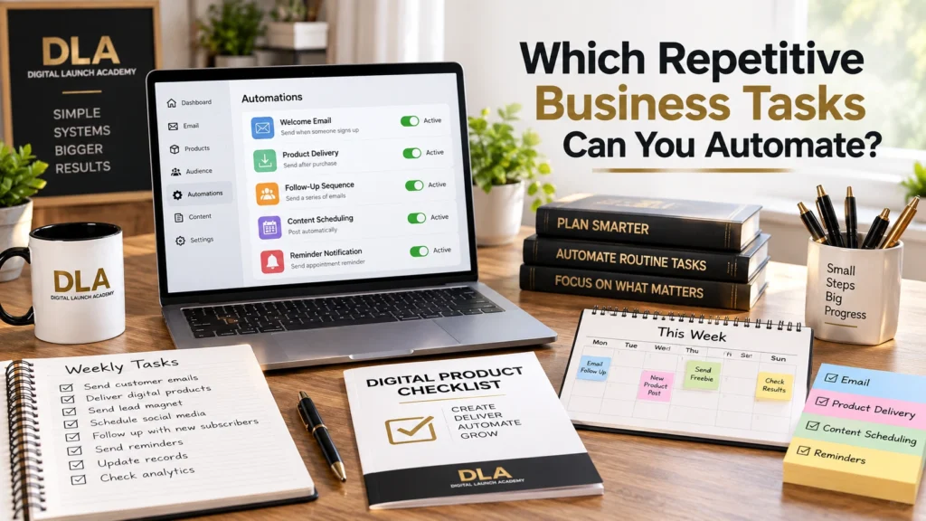 DLA is showing which repetitive business tasks can be automate.